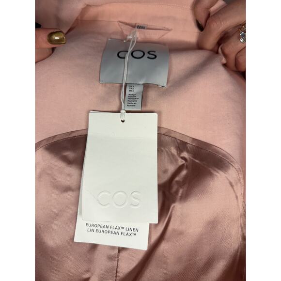 COS Slim Linen Waistcoat — Apricot (US 2) NWT - Picture 7 of 7